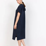 Sásquia - Vestido casual com capuz