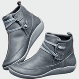 Botins ortopédicos de couro premium